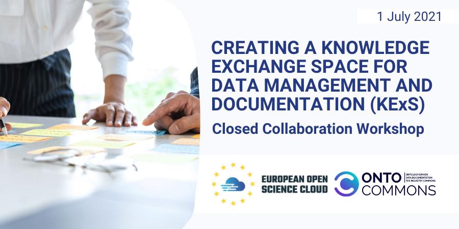 Creating a knowledge exchange space for data management and documentation (KExS)