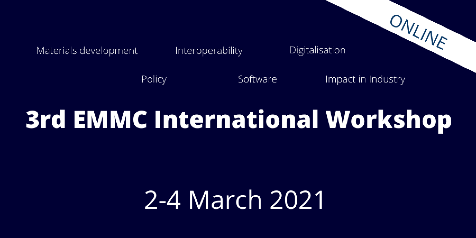 3rd EMMC International Workshop 2021