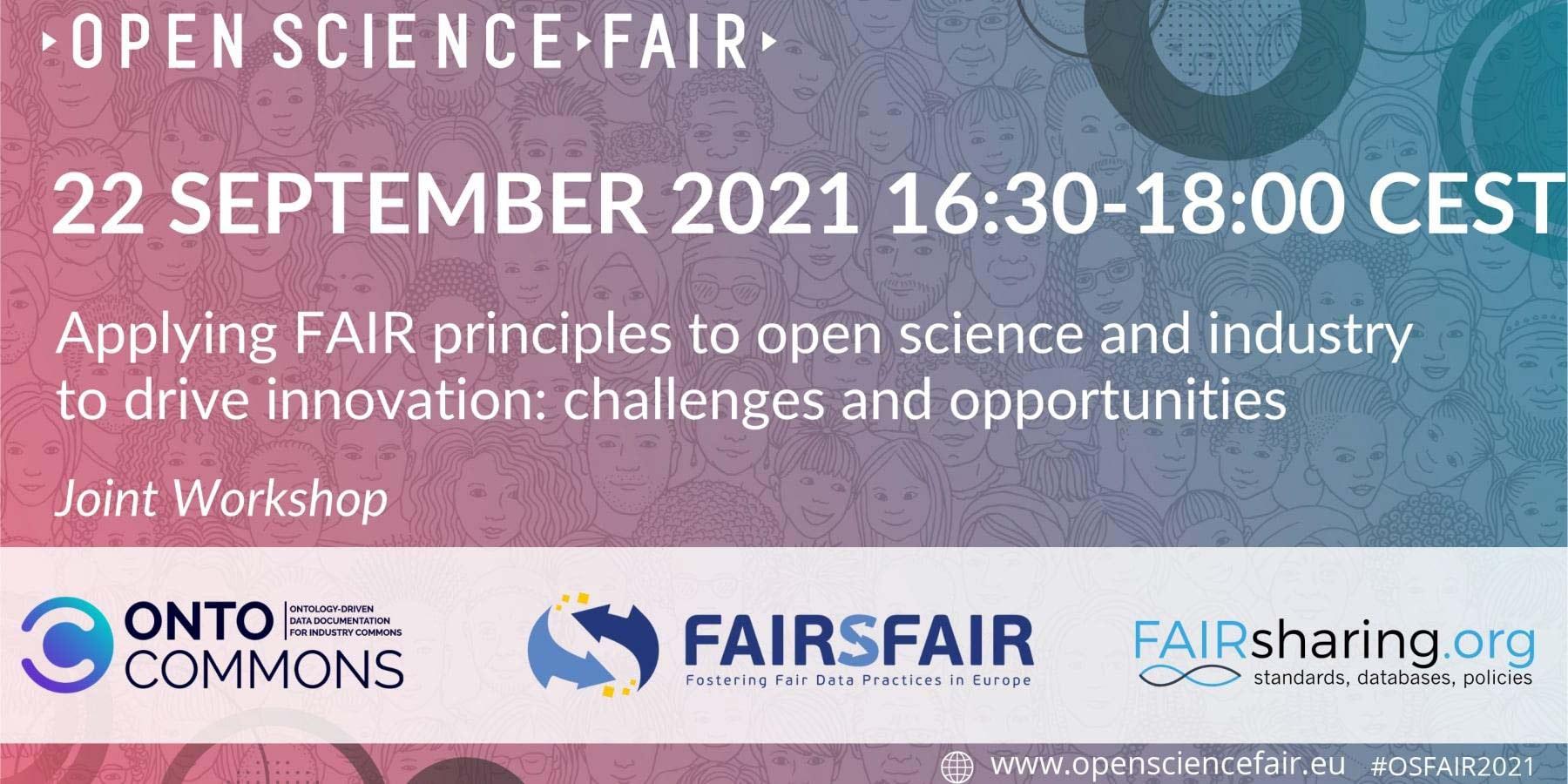 Applying FAIR principles to open science and industry to drive innovation: challenges and opportunities